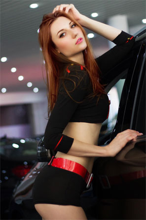 外國女模